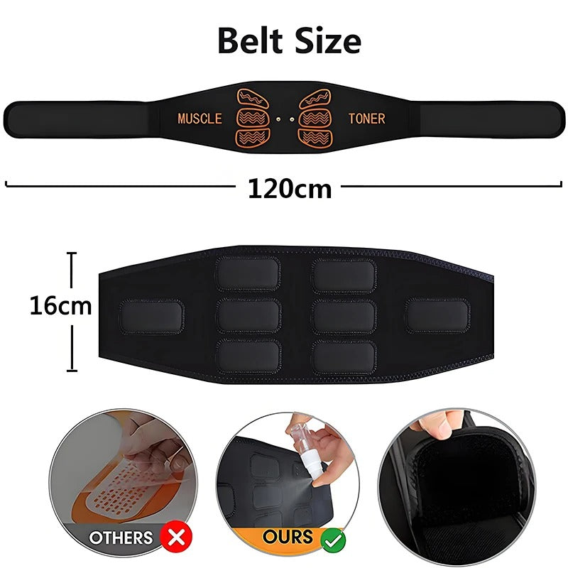 AbdoPulse™ – Stimulateur Musculaire EMS pour Renforcement Abdominal